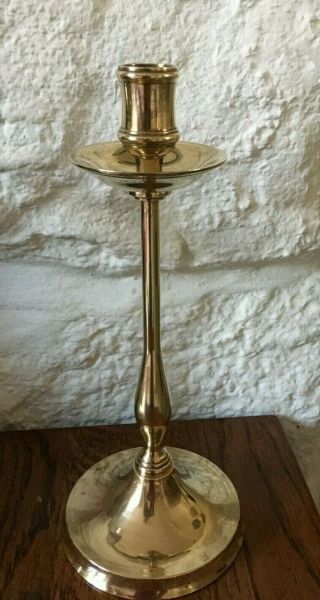 Antique Art Nouveau Brass Candle Sticks 3
