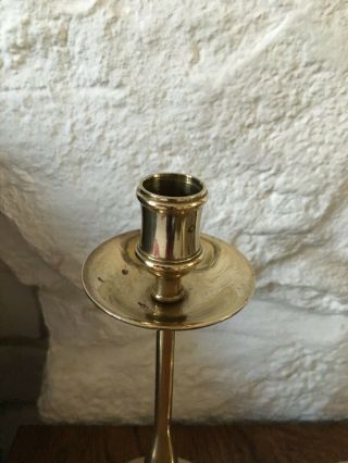 Antique Art Nouveau Brass Candle Sticks 4