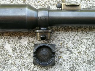 WW2 German AJACK 4x90 Model 43 Sniper Scope Mauser K98 ZF39 High Turret 9