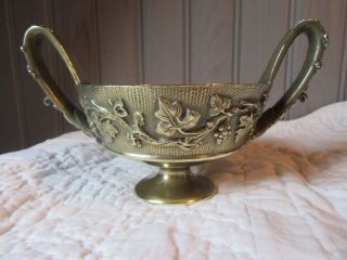 French Antique Bronze Jugendstil Art Nouveau Cup Vase Bowl