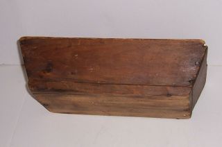 Vintage Antique Primitive Wooden Knife Box Maine England 3