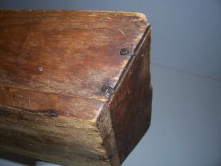 Vintage Antique Primitive Wooden Knife Box Maine England 6