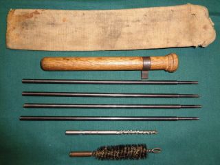 WW2 JAPANESE RIFLE CLEANING KIT - COMPLETE W/ POUCH,  ACCESSORIES - RARE 2