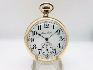 Antique Pocket Watch Trans Pacific Langendorf Swiss Made 1920