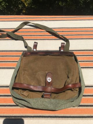 Swiss Army Salt And Pepper Bread Bag Pack Satchell 1965