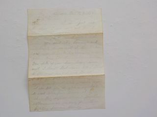 Civil War Letter 1863 Till Death Heavy Firing Expect To Fall In 121st York