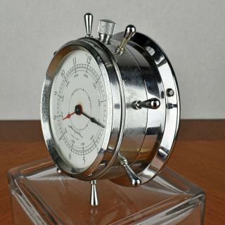 Vintage Airguide 7 Jewel 8 Day Ship Wheel Clock FOR REPAIR 4