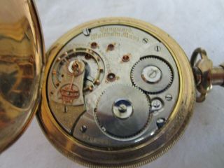 Antique Waltham Vanguard 23 Jewel Large Hunting Case Pocket Watch 6
