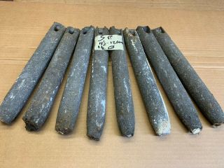 8 Old Cast Iron Window Sash Weights 5 Pounds From 1920s