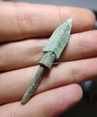 An Ancient Chinese Bronze 2 - Wing Arrowhead - Western Zhou Dynasty (1046bc - 771bc)