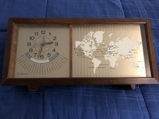 Vintage Retro General Electric - Ge Model 8111 World Clock