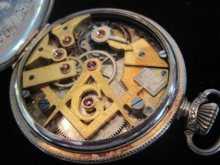 Dudley Masonic Pocket Watch 19 Jewel MODEL 2 1920s/30s 14k Gold Filled Keystone 2