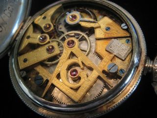 Dudley Masonic Pocket Watch 19 Jewel MODEL 2 1920s/30s 14k Gold Filled Keystone 5