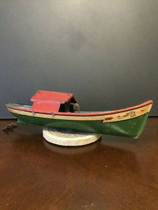 Antique Tin Toy Boats (2)