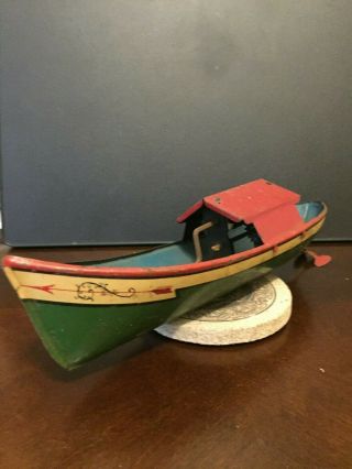 Antique tin toy boats (2) 3