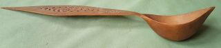Beautifully carved Wood Spoon from Java or Bali? Indonesian.  Antique 2