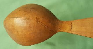 Beautifully carved Wood Spoon from Java or Bali? Indonesian.  Antique 8