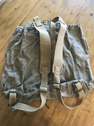 Canvas Backpack Vintage Military Old School Hip 2