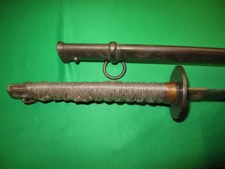 Japanese WW2 NCO Sword with Matching Scabbard 11