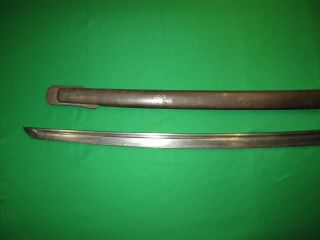 Japanese WW2 NCO Sword with Matching Scabbard 9
