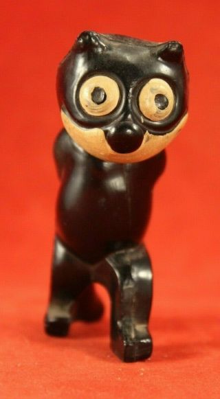 Vintage Celluloid Standing Felix The Cat - All 2¾ "
