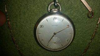 1940s Longines Pocket Watch 17 Jewel 10kt Gold Filled CASE - - BEST OFFR vtg 2