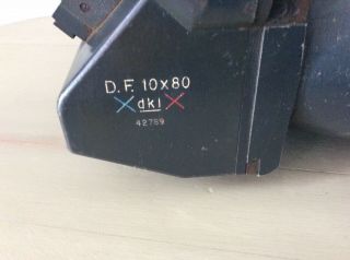 WW2 German D.  F.  10x80 DKL Flak Binoculars 2