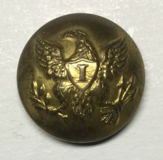 Eagle I Civil War Large Infantry Coat Button