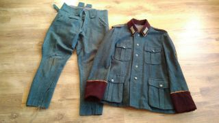 Ww2 Authentic German Police Uniform (jacket,  Trousers)