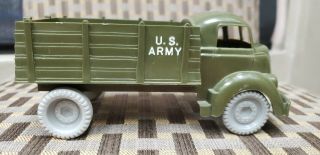 MARX ARMY TRAINING CENTER PLAY SET STAKE FLATBED TRUCK 