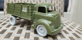 MARX ARMY TRAINING CENTER PLAY SET STAKE FLATBED TRUCK 