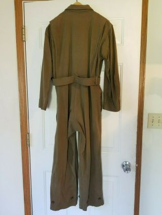 WWII US Army Air Force USAAF Summer Flying Suit Sz 40M 2