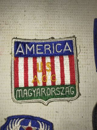 Vintage America Us Acc Magyarorszag Military Patch