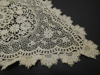 Vintage Antique Crochet Lace Collar Sash Wrap 2