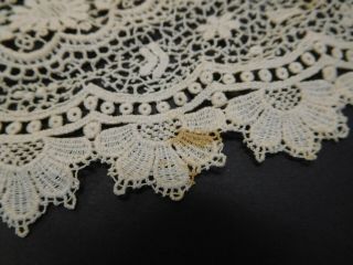 Vintage Antique Crochet Lace Collar Sash Wrap 3