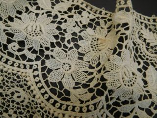Vintage Antique Crochet Lace Collar Sash Wrap 4
