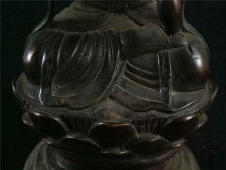 Large Old Chinese Tibet Bronze Kwanyin Image Statue Figure of Avalokitesvara 8