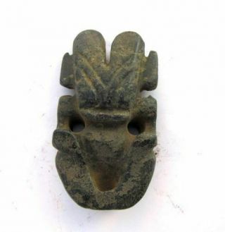 2.  9 " Hongshan Culture Hand - Carved Sun God Carving Meteorite Pendant