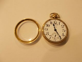ANTIQUE WALTHAM GOLD FILLED POCKET WATCH RAILROAD UP & DOWN 21 JEWELS STAMPED RR 2