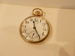 ANTIQUE WALTHAM GOLD FILLED POCKET WATCH RAILROAD UP & DOWN 21 JEWELS STAMPED RR 3