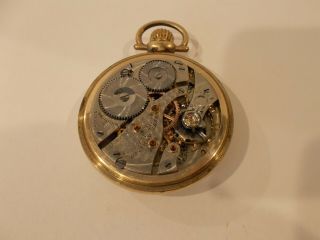ANTIQUE WALTHAM GOLD FILLED POCKET WATCH RAILROAD UP & DOWN 21 JEWELS STAMPED RR 4