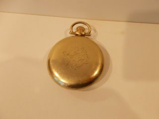ANTIQUE WALTHAM GOLD FILLED POCKET WATCH RAILROAD UP & DOWN 21 JEWELS STAMPED RR 5