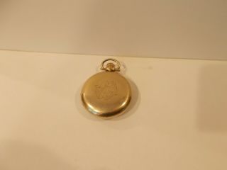 ANTIQUE WALTHAM GOLD FILLED POCKET WATCH RAILROAD UP & DOWN 21 JEWELS STAMPED RR 6