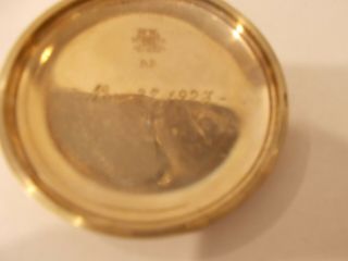ANTIQUE WALTHAM GOLD FILLED POCKET WATCH RAILROAD UP & DOWN 21 JEWELS STAMPED RR 9