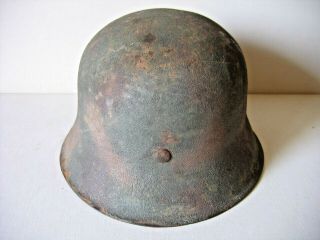 WW2 GERMAN HEER M.  42 NORMANDY CAMO HELMET,  RARE 5