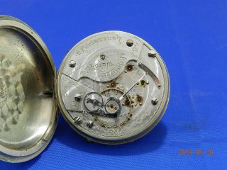 1902 18s 17j Hamilton 924 Pocket Watch Runs Intermittent Parts Nickel 4