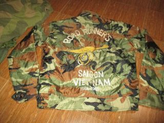 Camo Liner Jacket Nylon Embroidered Road Runner 