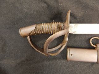 Us Civil War Tiffany M - 1840 Cavalry Sword W/s