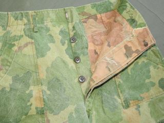 Usmc Marine Vietnam Advisor Custom Okinawa Made Mitchell Camo Shelter Half Pants