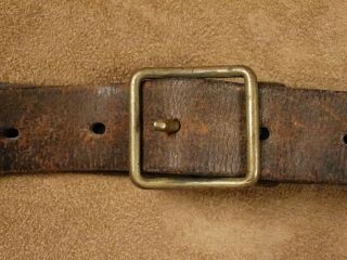 Japanese Army NCO Leather Sword Belt with Hanger WW2 9